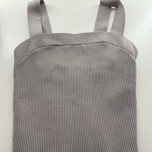 Abercrombie & Fitch Light Gray Knit Top